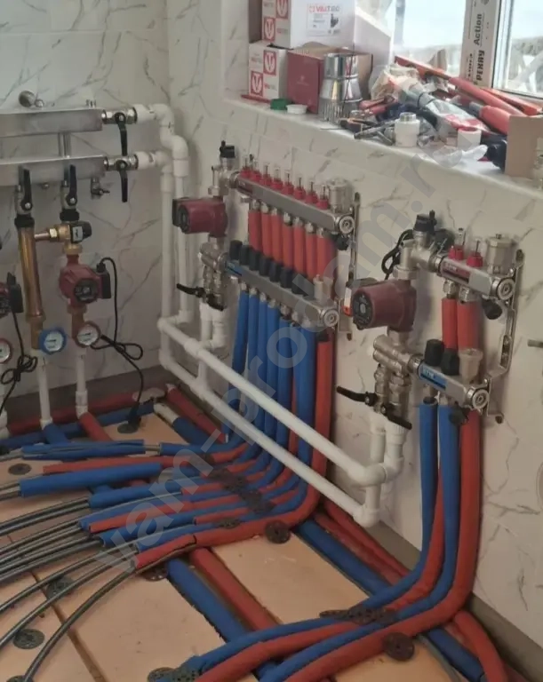 Монтаж отопления, тёплых полов, сантех систем. Сантехник