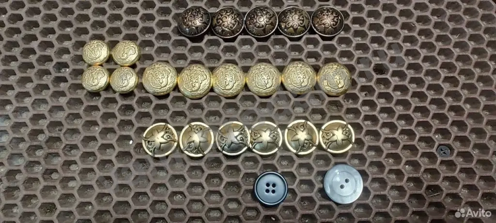 Пуговицы металлические СССР