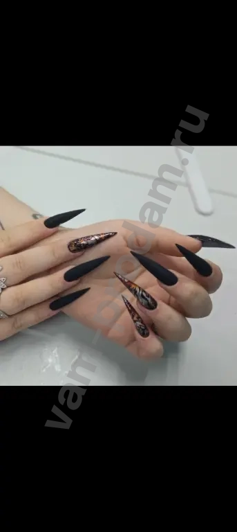 наращивание ногтей