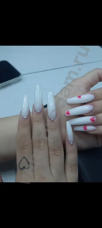 наращивание ногтей