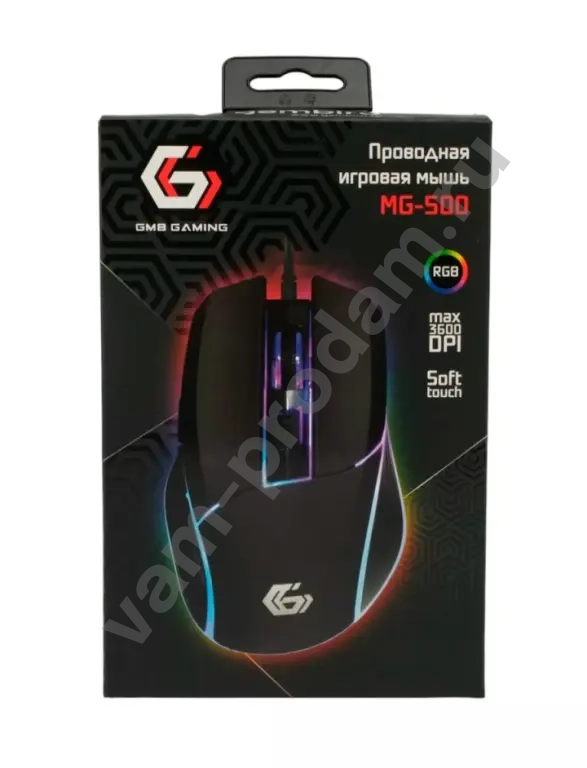 Мышь компьютерная с подсветкой проводная