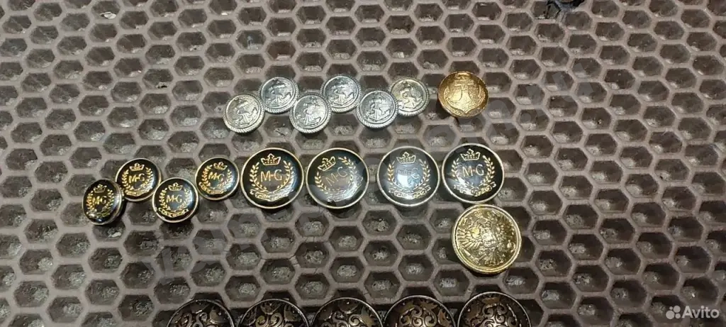 Пуговицы металлические СССР