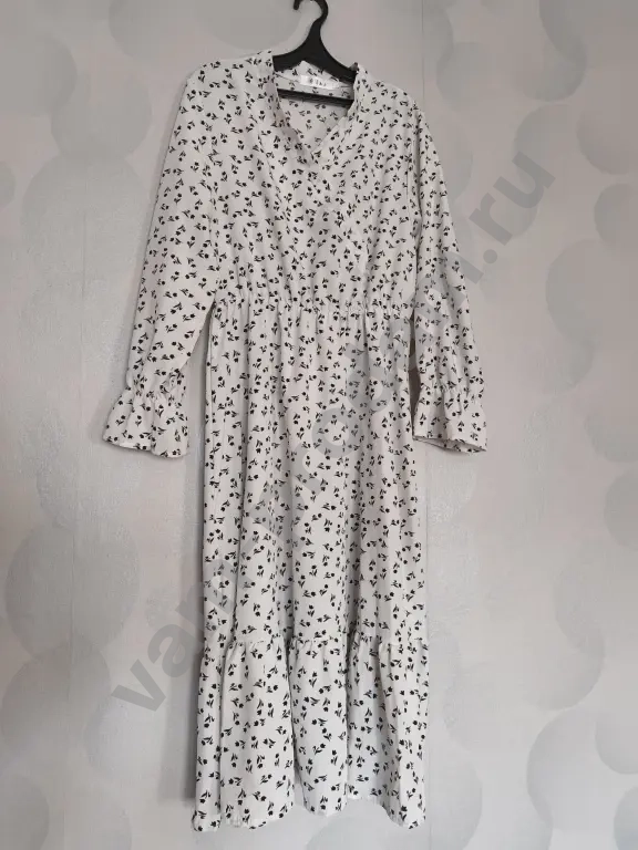 Платье летнее с тюльпанами