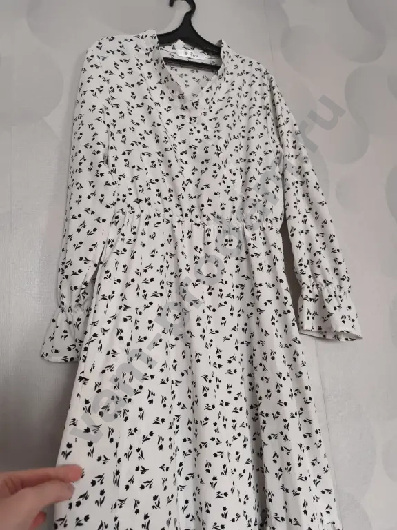 Платье летнее с тюльпанами