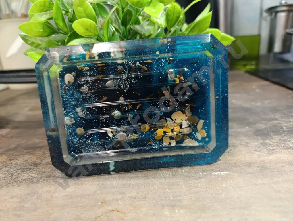 Мыльница из эпоксидной смолы