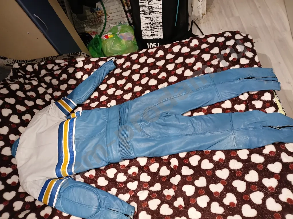 Мото-комбинезон,кожа, 46рФинский