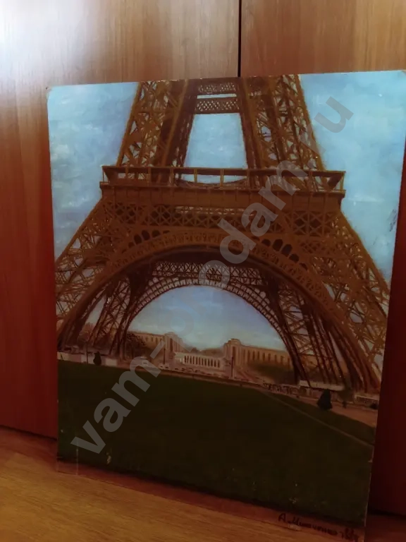 Картина маслом "Париж"