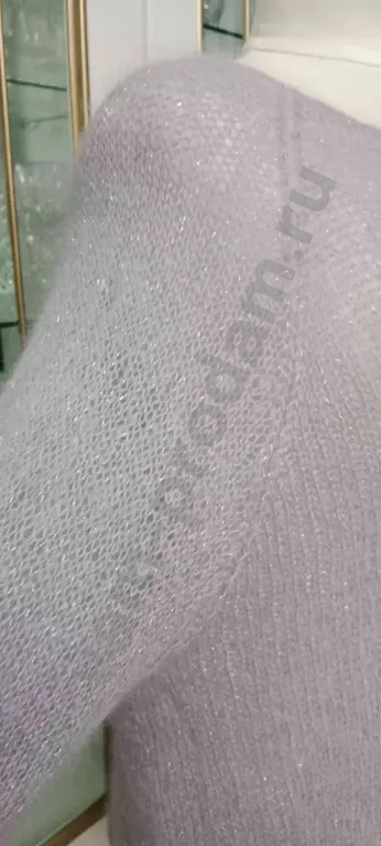 Джемпер мохер лаванда 46 48 р