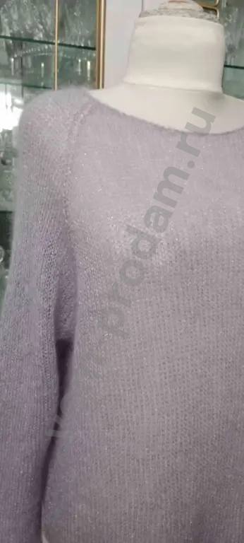 Джемпер мохер лаванда 46 48 р