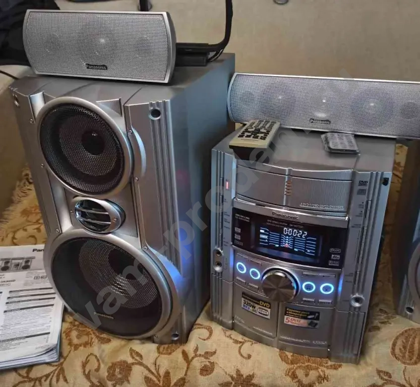 Bluetooth, флешки, USB два пульта 5 каналов panasonic sa-vk725