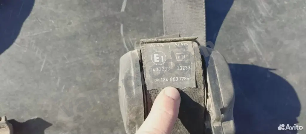 Ремень безопасности задний левый Mercedes Benz