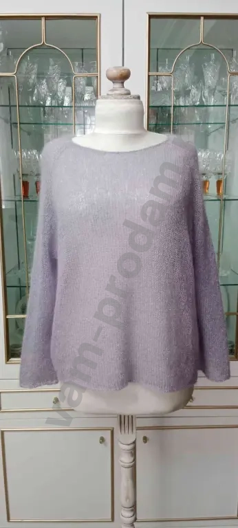 Джемпер мохер лаванда 46 48 р