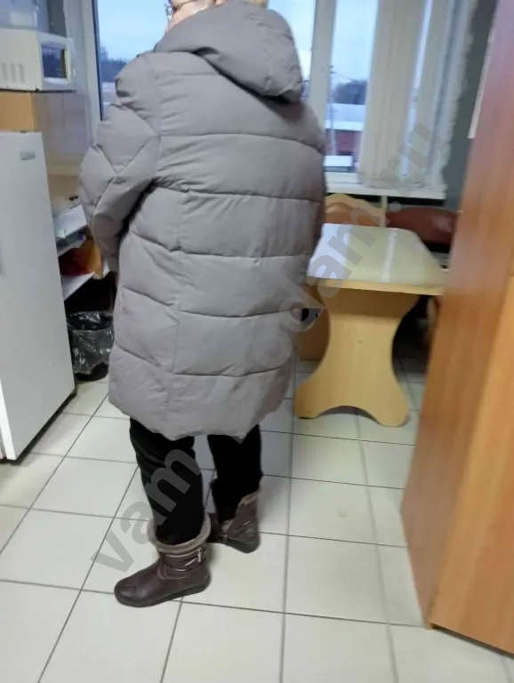 пуховик женский тёплый зимний больших размеров