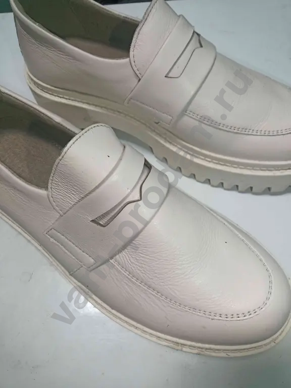 лоферы 37р-р (24см) кожа