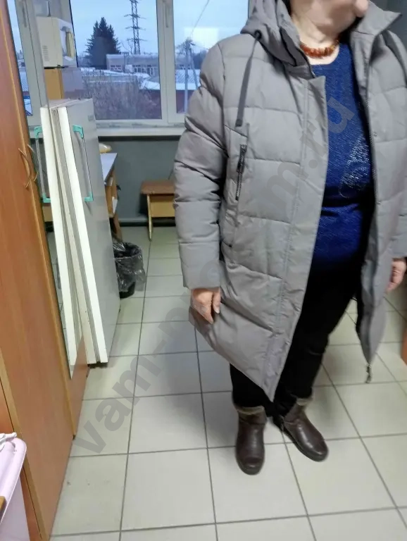 пуховик женский тёплый зимний больших размеров