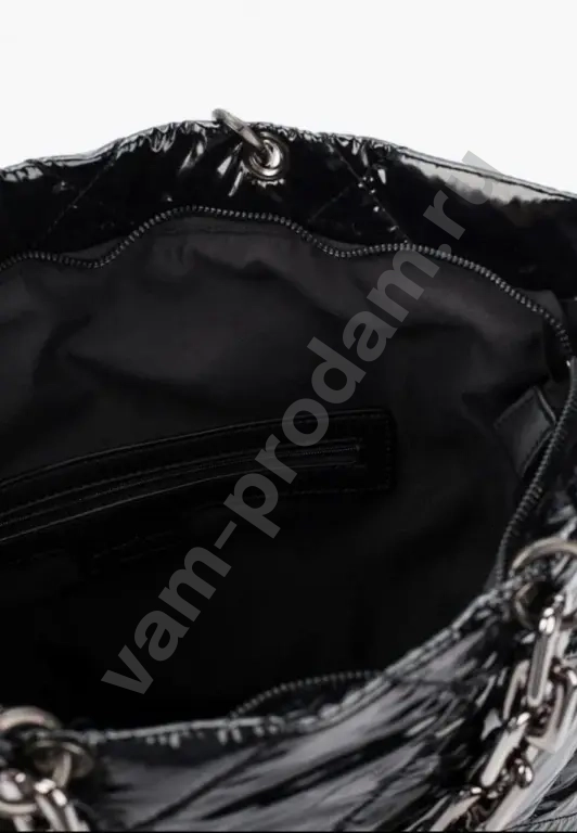 Сумка женская стёганая чёрная