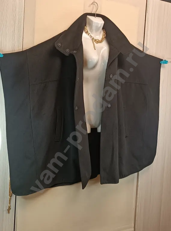 Пальто пончо большого размера 70-90 разм/ замеры