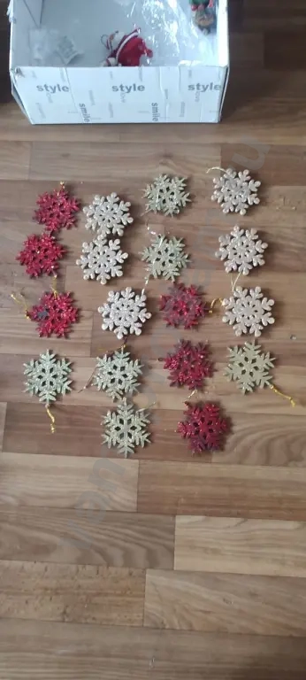 Снежинка, украшение новогоднее