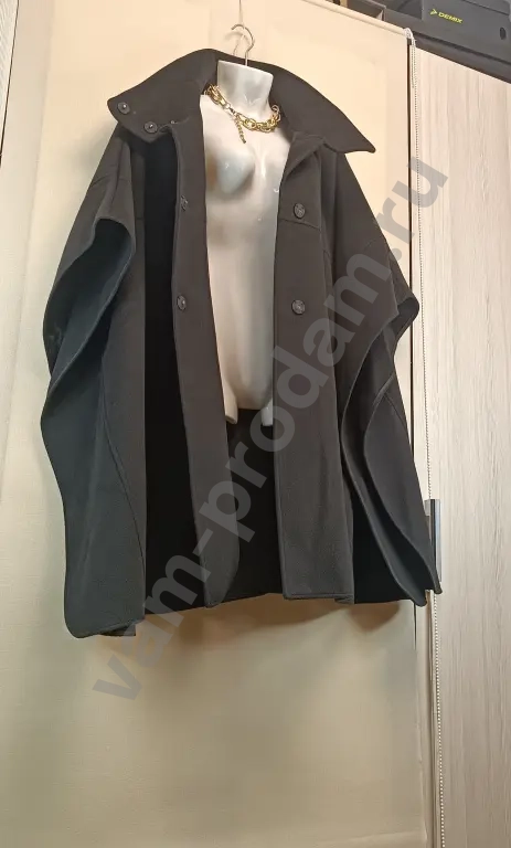 Пальто пончо большого размера 70-90 разм/ замеры