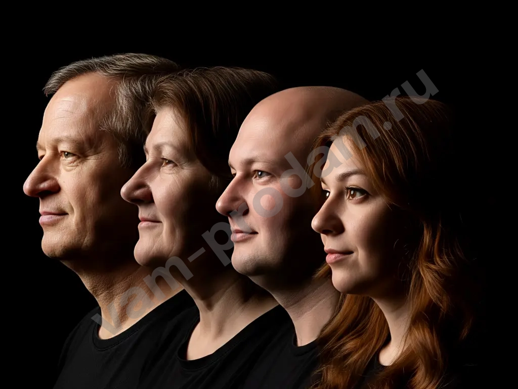 портрет поколения Удалённо, печати на холсте