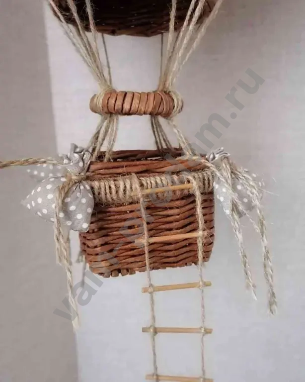 Абажур плетёный в детскую