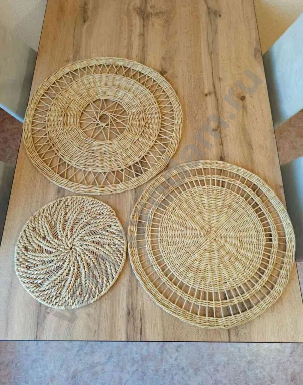 Панно плетёное