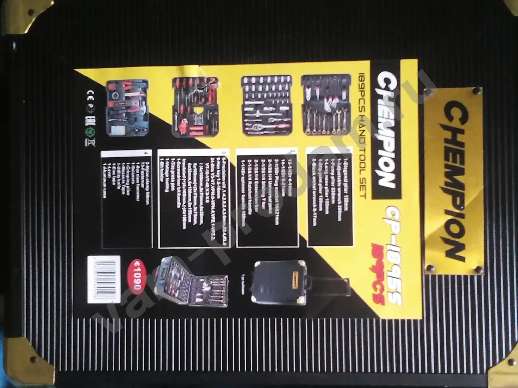 набор инструментов 198 ед в чемодане