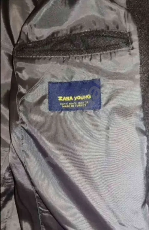 Zara мужское полупальто демисезонное 48 размер