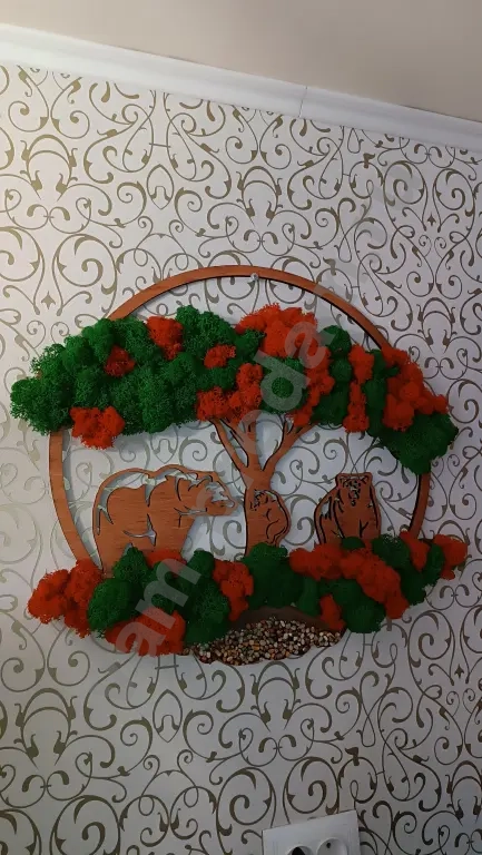 Часы, панно.