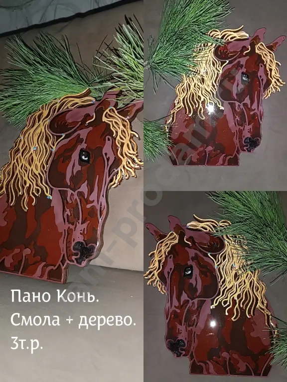 Часы, панно.