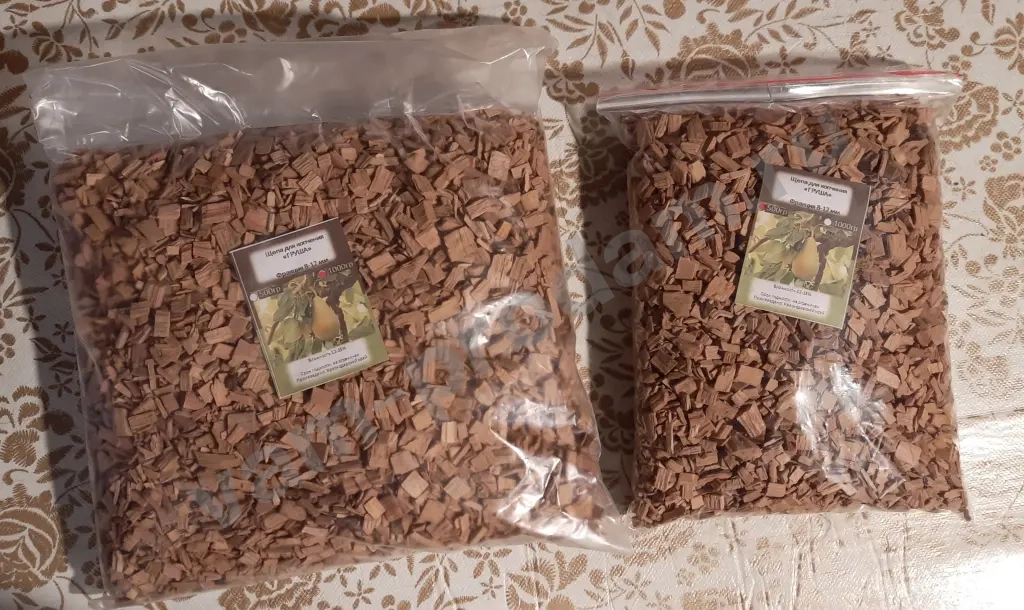 Щепа для копчения ольха, бук, груша