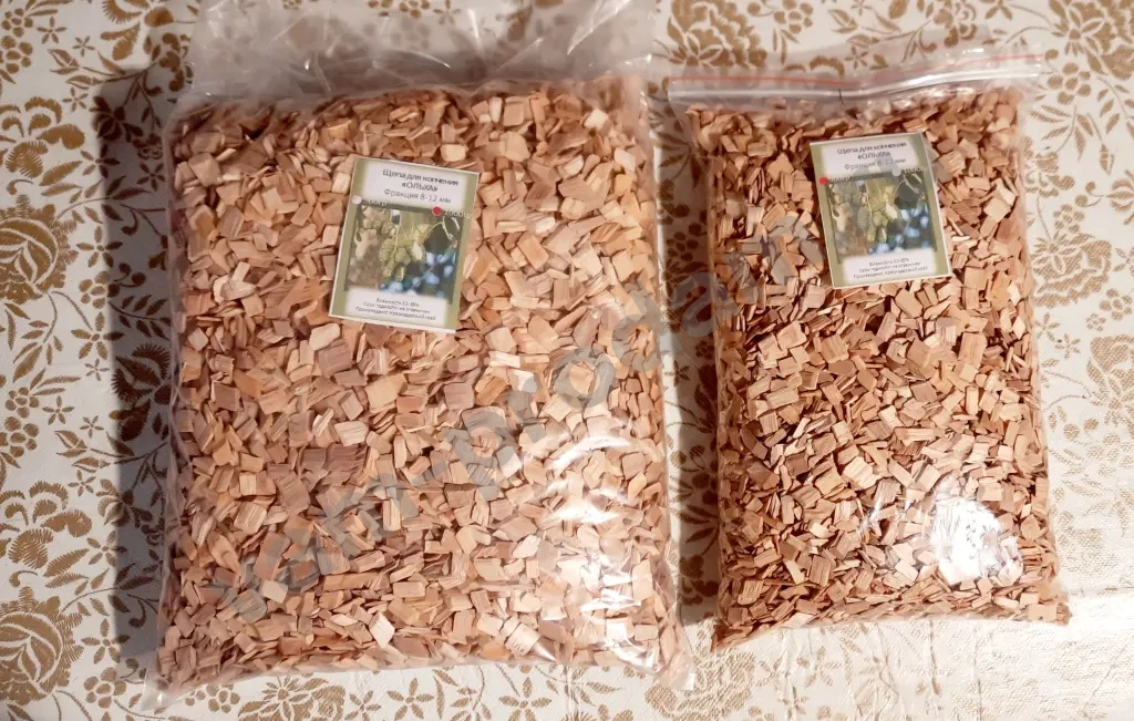 Щепа для копчения ольха, бук, груша