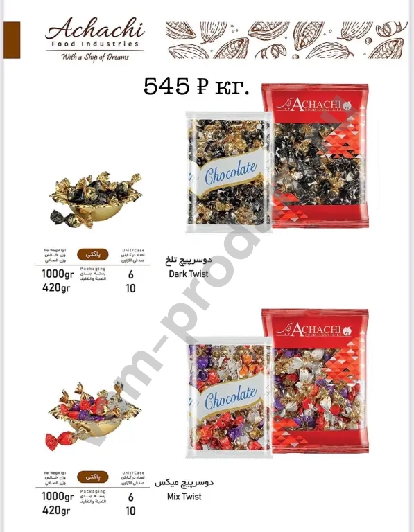 финики и другие продукты из ирана