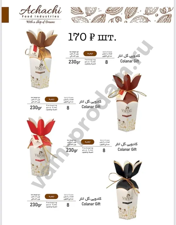 финики и другие продукты из ирана