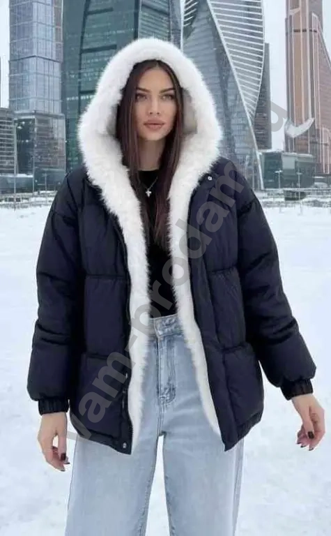 зимняя куртка с мехом