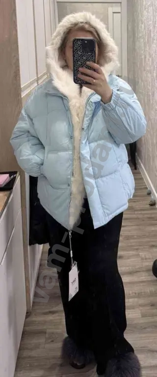 зимняя куртка с мехом