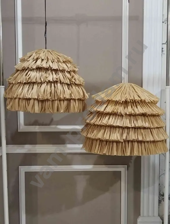 Пушистый светильник, люстра, мохнатый абажур