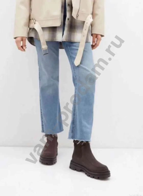 Сапоги из замши