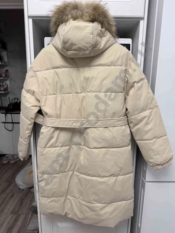 пуховик с натуральным мехом