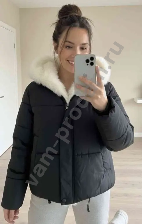 зимняя куртка с мехом