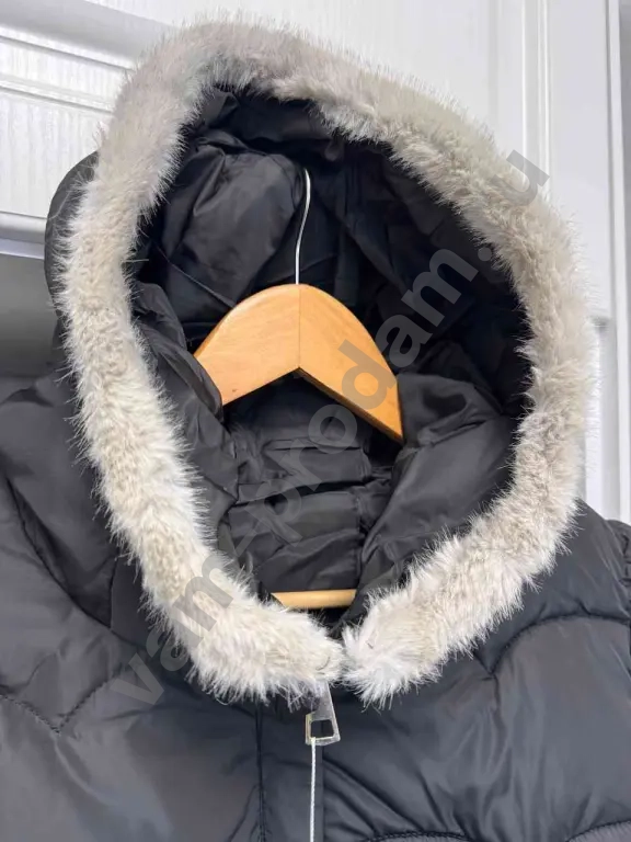 куртка зимняя с искусственной норкой