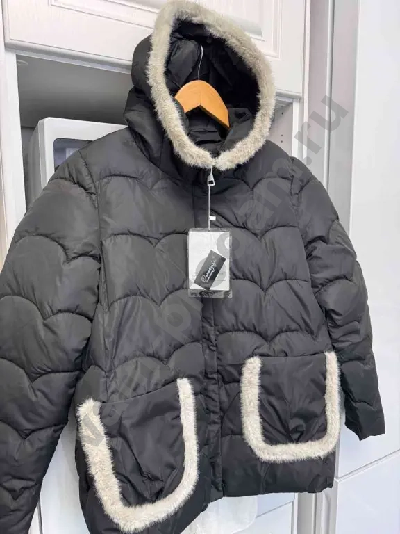 куртка зимняя с искусственной норкой