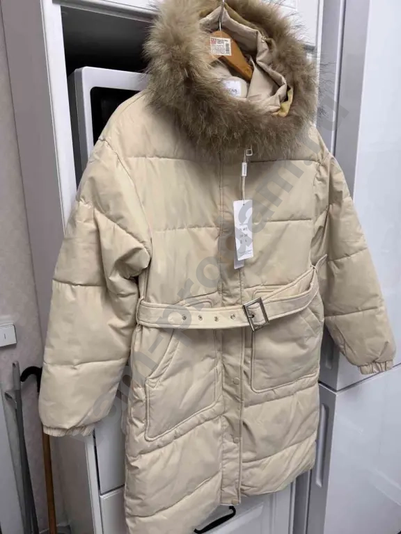 пуховик с натуральным мехом
