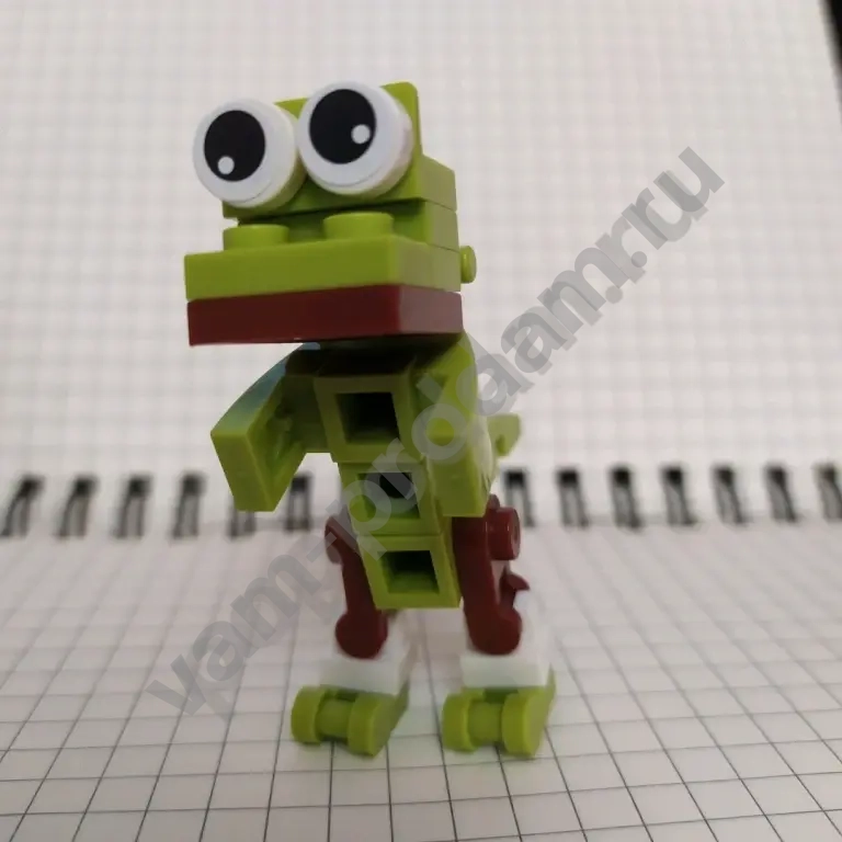 Крокодил Зверятыши из Магнит конструктор