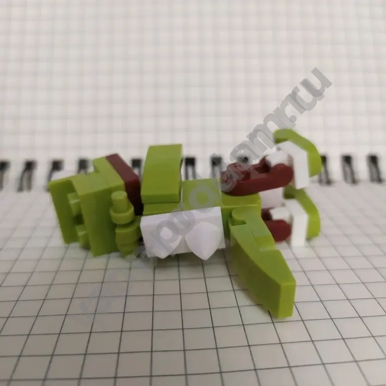 Крокодил Зверятыши из Магнит конструктор