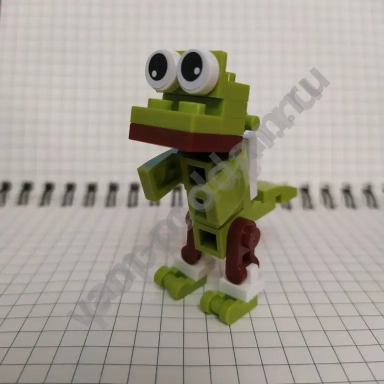 Крокодил Зверятыши из Магнит конструктор