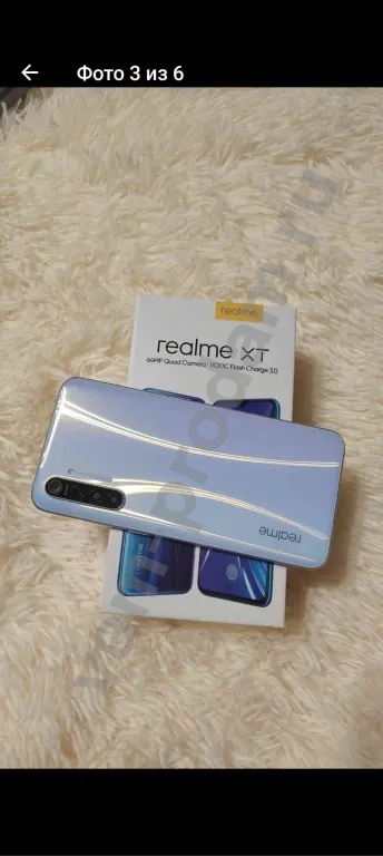 Смартфон realme xt 8/128 ГБ белый