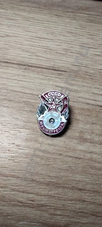 Значек юный стрелок СССР