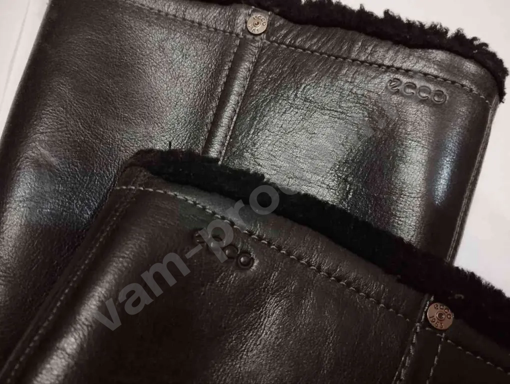 Зимние сапоги ECCO для девочки • Размер 36 • Натуральная кожа с мехом