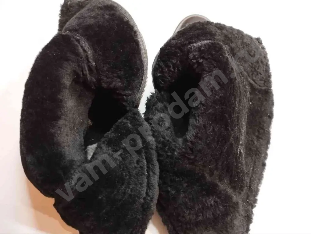 Зимние сапоги ECCO для девочки • Размер 36 • Натуральная кожа с мехом